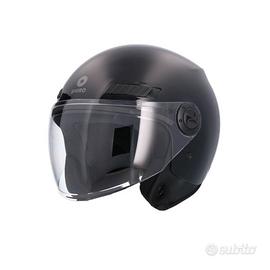 Casco jet Shiro nero lucido varie taglie