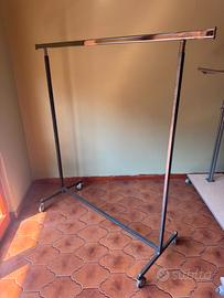 Rella appendiabiti con ruote 5 pezzi