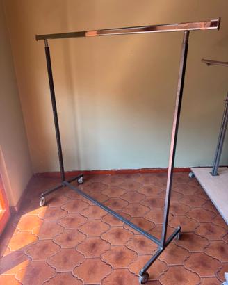 Rella appendiabiti con ruote 5 pezzi