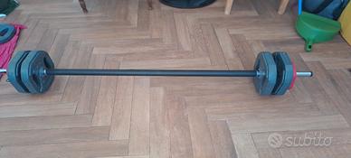 set completo home gym /attrezzi fitness 