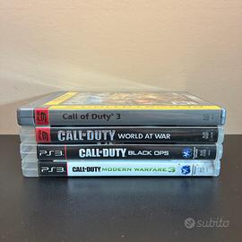 Lotto 4 giochi Call of Duty PS3 completi PAL ITA