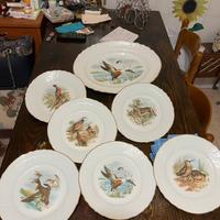 Servizio piatti da cacciagione Ginori