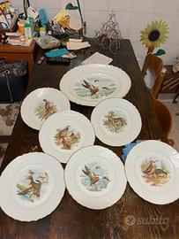 Servizio piatti da cacciagione Ginori