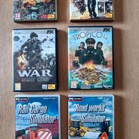 Set giochi PC: Men of War, Tropico e simulazione