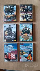 Set giochi PC: Men of War, Tropico e simulazione