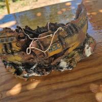 relitto per acquario