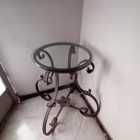 tavolino in ferro battuto 
