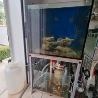 vasca 70x70x60 completa, roccia viva