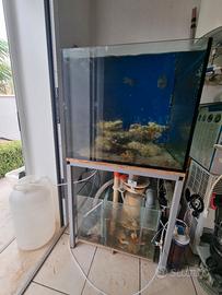 vasca 70x70x60 completa, roccia viva