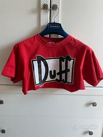 T-shirt rossa Duff