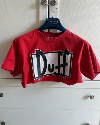 T-shirt rossa Duff
