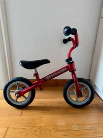 Bicicletta bambino senza pedali Chicco Red Bullet Biciclette In