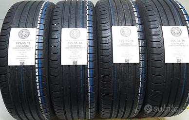 4 GOMME 195 55 16 CONTINENTAL A70490