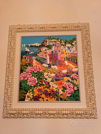 ATHOS FACCINCANI Olio su tela 80x70