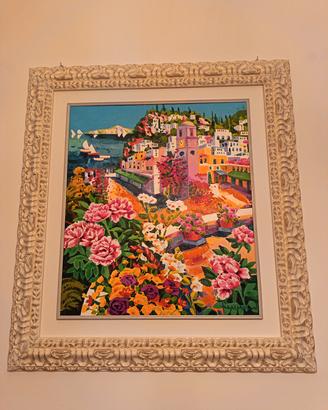 ATHOS FACCINCANI Olio su tela 80x70