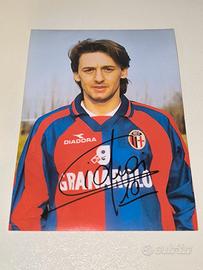 Autografo Beppe Signori Bologna 1998