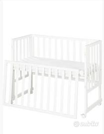 Lettino Picci modello Lella co-sliping bianco con