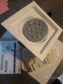 Faretto Led Bianco da Incasso 12 Led da 1 Watt