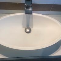 Lavandino lavabo in corian per bagno