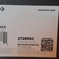 scarpe Converse N°38 nere da donna 