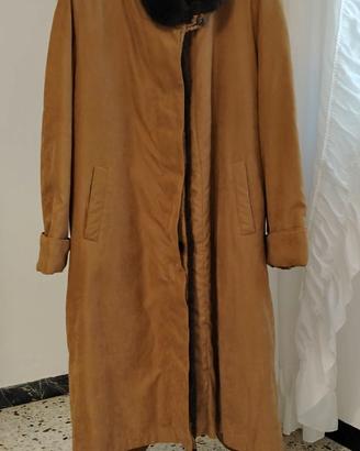 Cappotto vintage Arella interno pelliccia