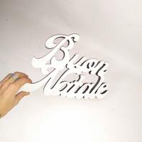 scritta in rilievo da appendere buone feste