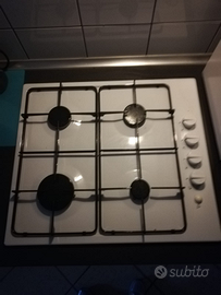 Piastra cottura a gas da incasso