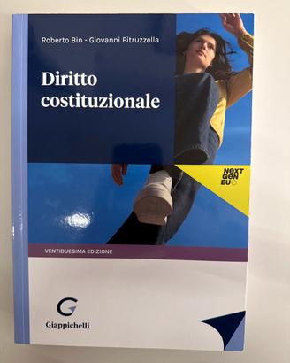 Diritto costituzionale - Bin, Pitruzzella - 22ª ed