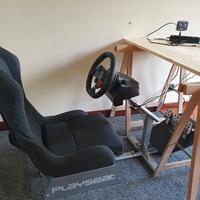Postazione sim racing completa Playseat e Logitech