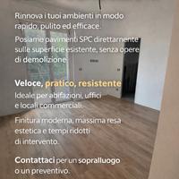 Posa pavimento in laminino, spc pvc ecc