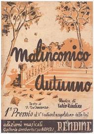 Spartito di Marisa Del Frate - Malinconico Autunno