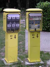 Distributore di energia per camper e roulotte