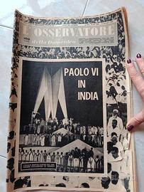 Rivista L'osservatore Romano della Domenica 1964