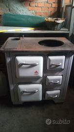 stufa a legna vintage