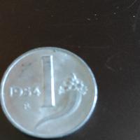 moneta 1 lira anno 1954