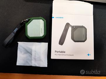 SSD NVMe 256GB + Case Hagibis PORTATILE