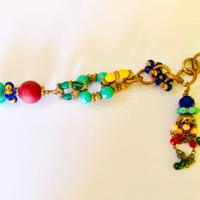 bracciale vintage con pietre colorate 