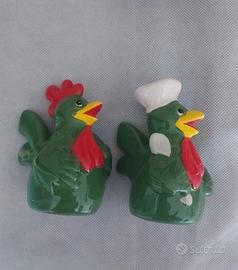 dosatori per sale e pepe a forma di galline