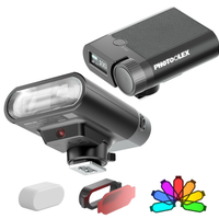 Mini flash speedlite tft-lcd per fotocamere per va