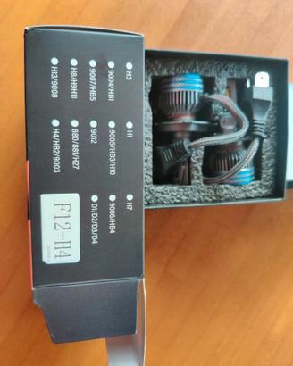 Lampadine H4 /H19 LED Canbus 520W 180000LM