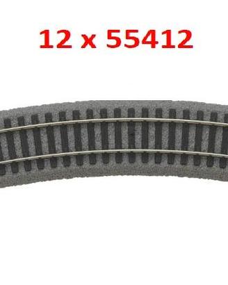 PIKO -  12 BINARI CURVI 55412 - R 42,19 - NUOVI