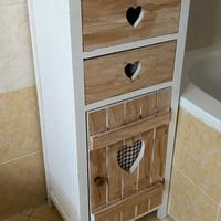 Mobiletto Shabby, in simil legno