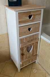 Mobiletto Shabby, in simil legno