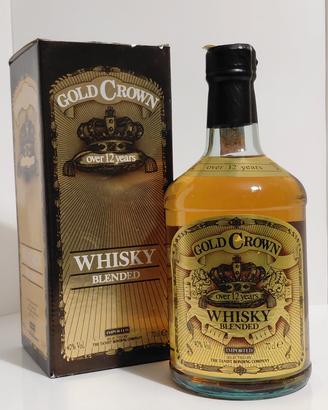 bottiglia di whisky blended Gold anni 70