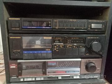 tre pezzi marantz e aiwa