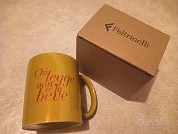 Tazza, mug Feltrinelli senape NEW!
