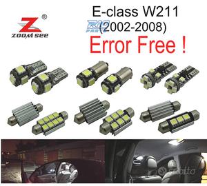 KIT 25 LAMPADE LED INTERNE MERCEDES CLASSE E W211 