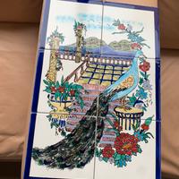 Pannello decorativo ceramica smaltata