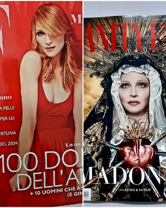 Riviste collezione Madonna Vanity Fair + F