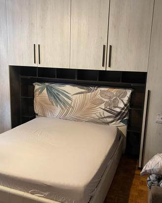 Armadio + cassettiera + specchio (no letto)